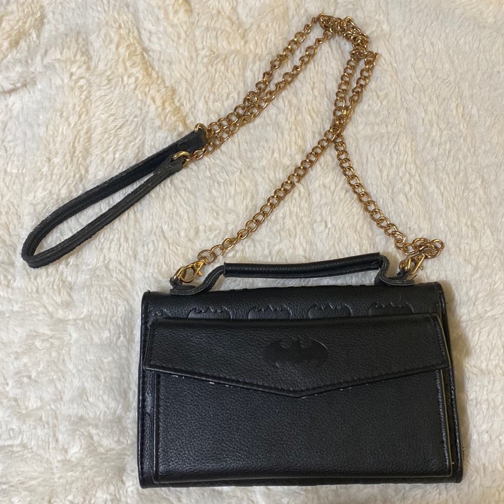 Batman pattern Crossbody clutch